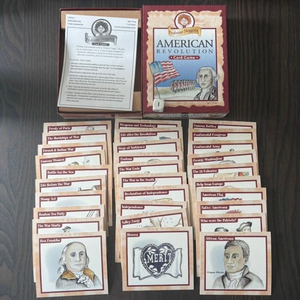 Professor Noggin's Card Game Homeschool Teacher History Bundle Lot of 3 Complete - Picture 5 of 6